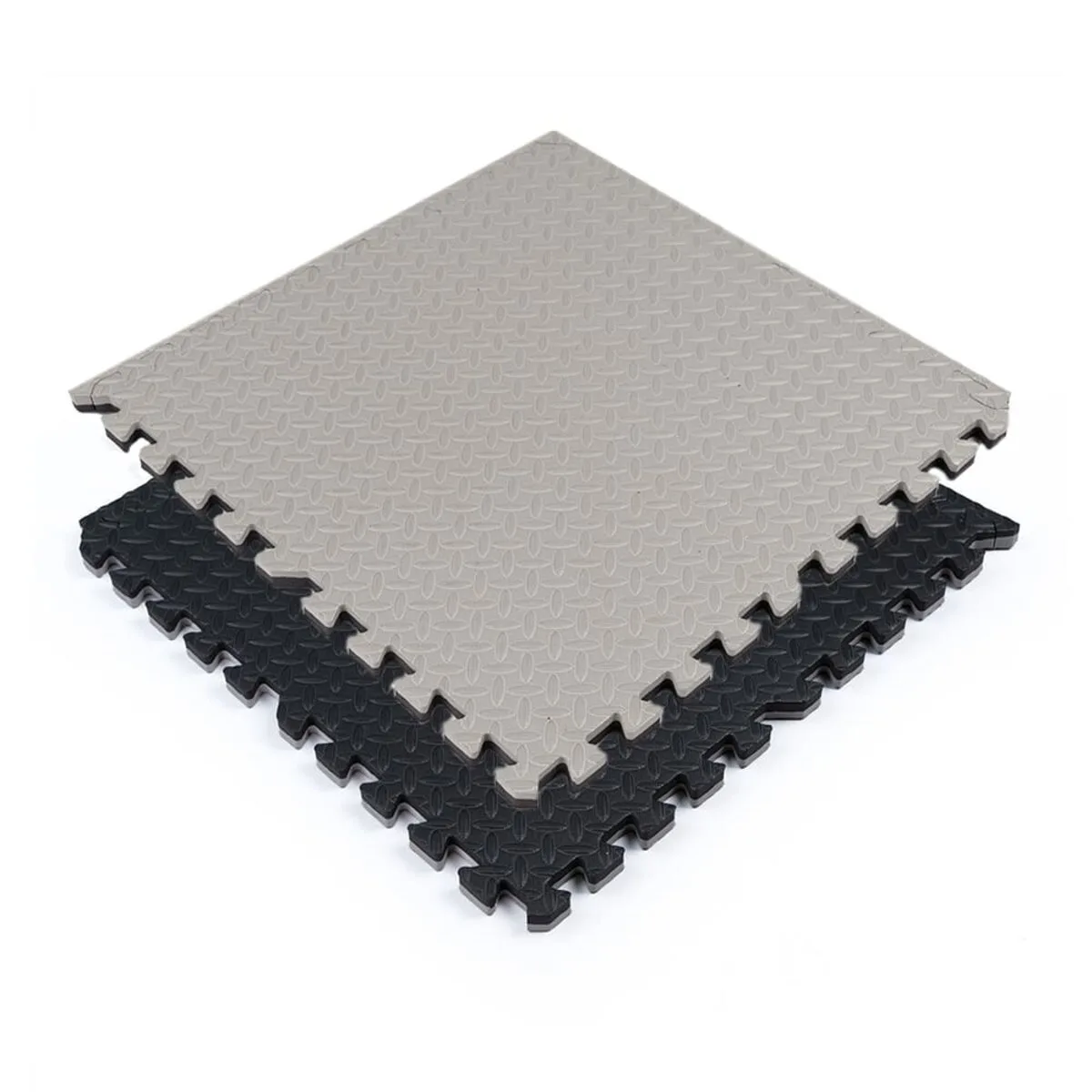 Підлогове двостороннє покриття GREY та BLACK 60*60cm*2cm (D)