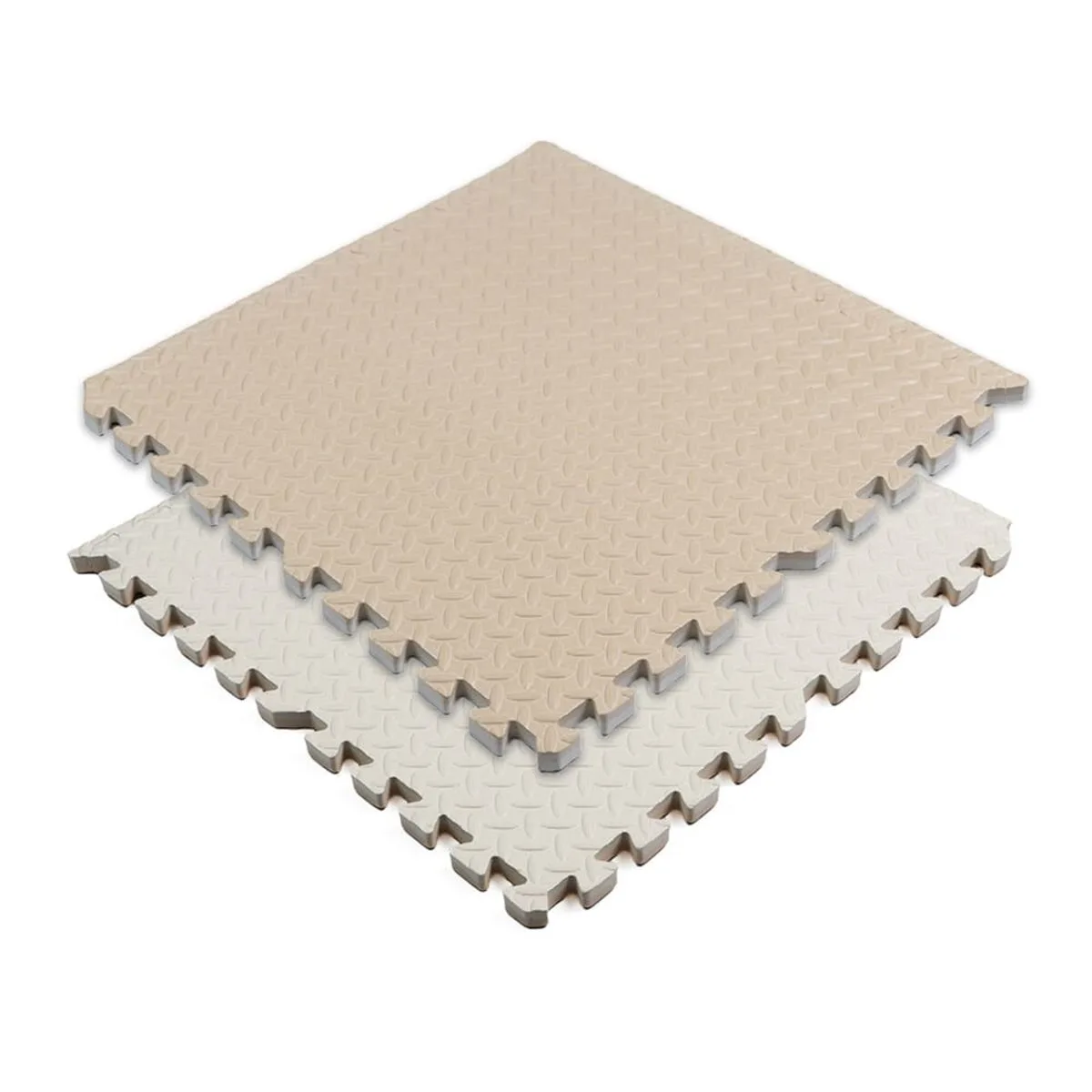 Підлогове двостороннє покриття CREAM and BEIGE 60*60cm*2cm (D)